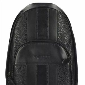 Coach F49333 Houston Leather Campus Laptop Sling